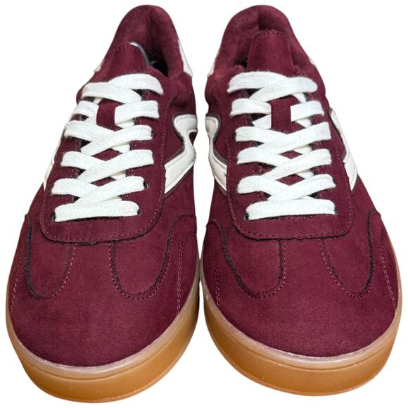MADDEN GIRL Giia Women's 8.5 Maroon Sneakers Gum Sole Low Top Lace Up Shoe - Picture 7 of 11